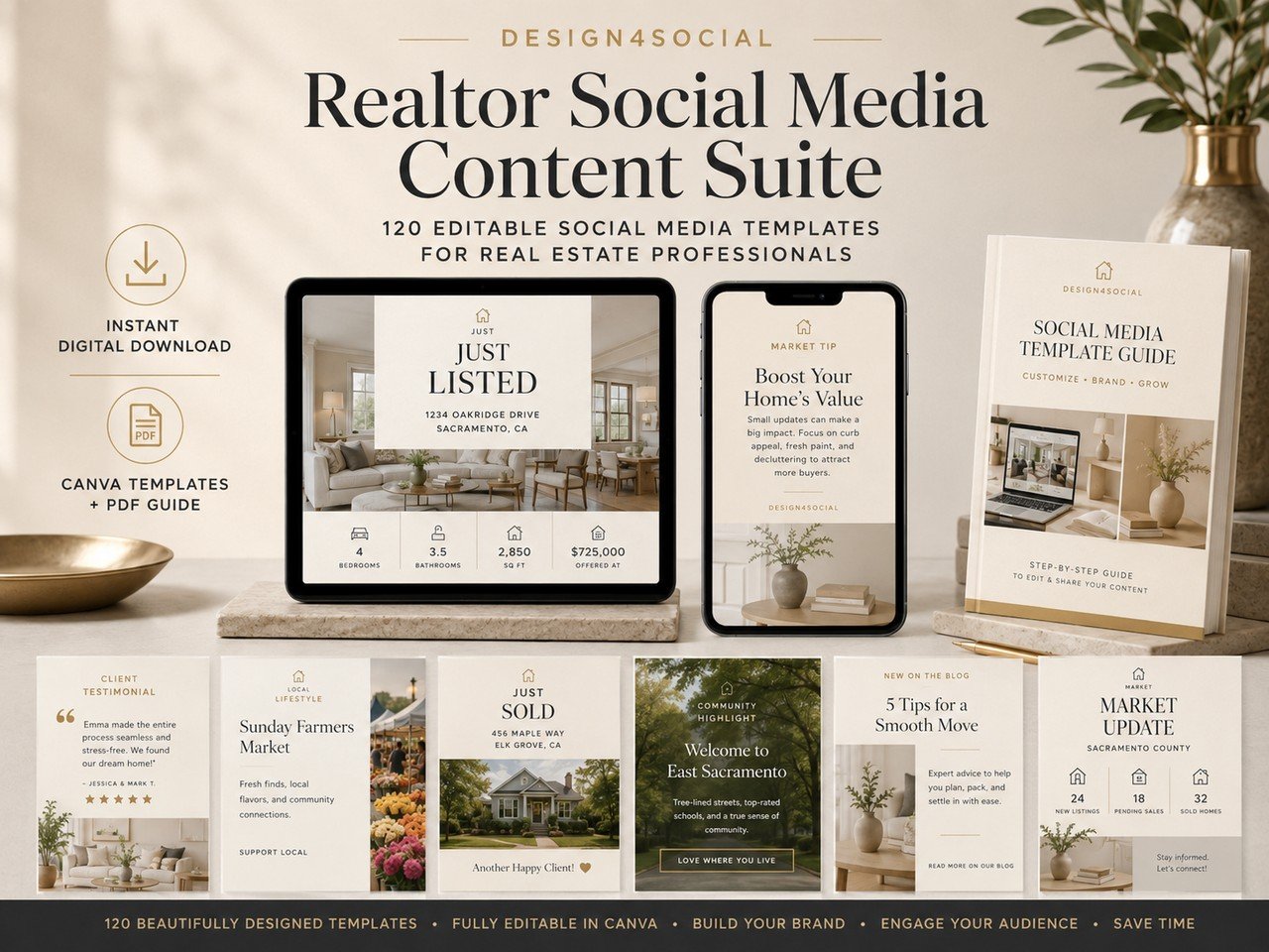 Realtor Social Media Content Suite preview